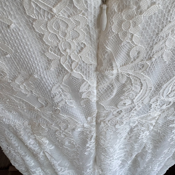 Express Ivory Lace Long Sleeve Dress - Picture 4 of 4